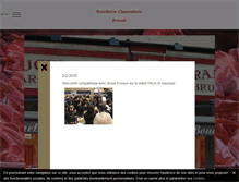Tablet Screenshot of boucherie-charcuterie-brunet.com